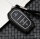 Hartschalen Etui Cover passend für Toyota Schlüssel schwarz/carbon-look HEK46-T3-97