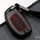 Aluminum key fob cover case fit for Hyundai D2 remote key black/carbon-look