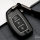 Aluminum key fob cover case fit for Hyundai D2 remote key black/carbon-look