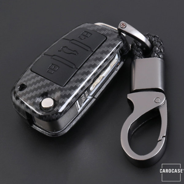 el plastico funda para llave de Audi AX3 negro/negro