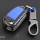 High quality plastic key fob cover case fit for Audi AX3 remote key black/blue