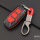 Hartschalen Etui Cover passend für Ford Schlüssel schwarz/rot HEK33-F3-11
