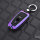 Aluminum key fob cover case fit for BMW B4 remote key rainbow