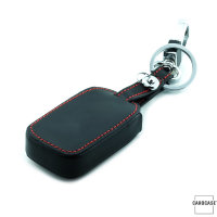 Leder Schlüssel Cover passend für Honda Schlüssel schwarz LEUCHTEND! LEK2-H12-1