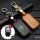 Cover Guscio / Copri-chiave Pelle compatibile con Honda H13 marrone