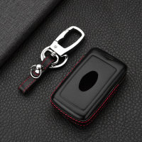 Cuero funda para llave de Land Rover LR1 negro