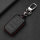 Leather key fob cover case fit for Land Rover LR1 remote key black