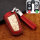 Premium Leather key fob cover case fit for BMW B4, B5 remote key red