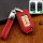 Premium Leather key fob cover case fit for Honda H9 remote key red