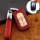 Cover Guscio / Copri-chiave Pelle premium compatibile con Honda H13 rosso