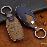 Cover Guscio / Copri-chiave Pelle premium compatibile con Kia K7 blu