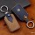 Premium Leather key fob cover case fit for Mazda MZ5 remote key brown