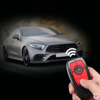 el plastico funda para llave de Mercedes-Benz M9  negro/rojo