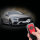 High quality plastic key fob cover case fit for Mercedes-Benz M9 remote key   black/red