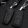 Premium Leder Schlüsseletui passend für Audi Schlüssel braun LEK62-AX6-2