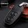 Coque de protection en cuir de première qualité pour voiture Audi clé télécommande AX4 brun
