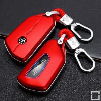 TPU key cover (HEK8) for Volkswagen, Skoda, Seat keys  - red
