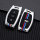 Key case cover FOB (HEK10) for Hyundai keys including hook - silver