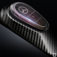 Aluminum, Aluminum-zinc key fob cover case fit for Mercedes-Benz M11 remote key anthracite