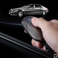 Coque de protection en Aluminium, Aluminium-zinc pour voiture Mercedes-Benz clé télécommande M11 anthracite