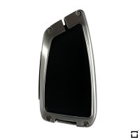 Cover Per Chiavi Auto Compatibile Con BMW / Protezione Copri Telecomando Incl. Moschettone + mini cacciavite - Antracite