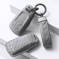 Alcantara key cover for Audi keys incl. keychain...
