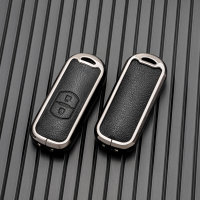 Key case cover FOB (HEK58) for Mazda keys incl. keychain - anthracite/pattern