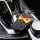 Premium Alcantara Leder Schlüsseltasche schwarz/schwarz STS6-12