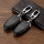BLACK-ROSE Leder Schlüssel Cover für Volkswagen Schlüssel  LEK4-V7X