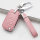 Leather key fob cover case fit for Opel OP6, OP5 remote key