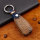 Premium Leather key fob cover case fit for Ford F4 remote key