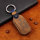 Premium Leather key fob cover case fit for Land Rover, Jaguar LR2 remote key