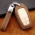 Premium Leather key fob cover case fit for Toyota T3 remote key