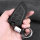 Alcantara key cover for BMW keys Incl. hook + key ring (LEK69-B7)