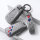 Alcantara key cover for Audi keys incl. keychain (LEK72-AX6)