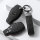 Funda protectora de cuero alcantara para llaves Mercedes-Benz incluye llavero (LEK72-M8)