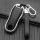 Key case cover FOB for Porsche keys incl. keychain (HEK58-PE2)