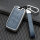 Key case cover FOB for Land Rover, Jaguar keys incl. keychain (HEK58-LR1)