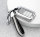 Key case cover FOB for Honda keys incl. keychain (HEK60-H11-H12-H13-H14-H15-H16)