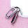 Key case cover FOB for Audi keys incl. keychain (HEK60-AX7)